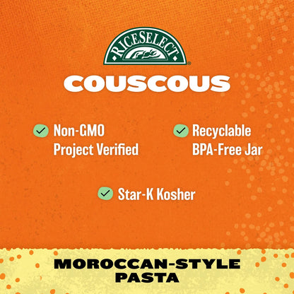 RiceSelect Couscous for Moroccan-Style Wheat Pasta (Non-GMO, 26.5-Ounce)