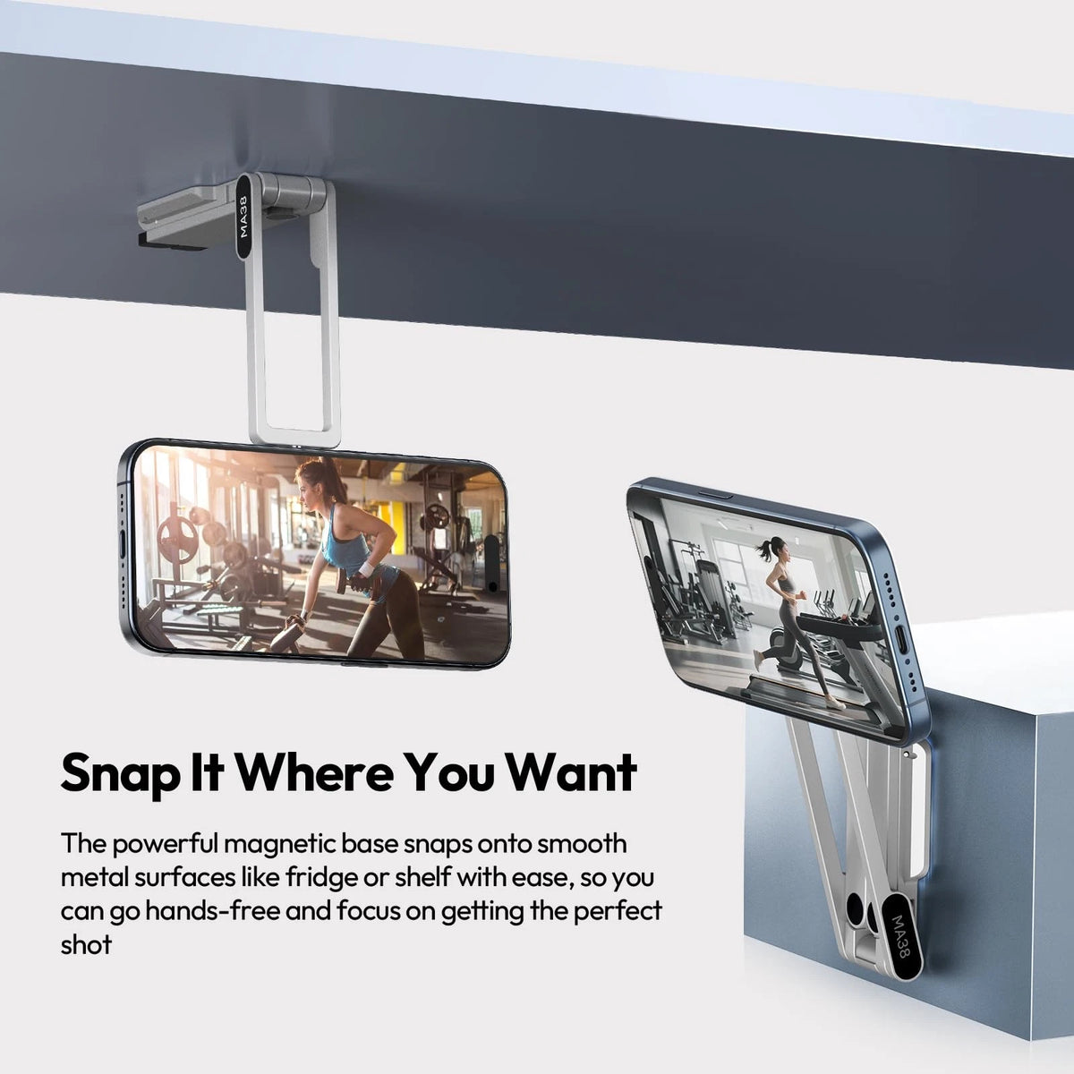 Magnetic Phone Tripod for iPhone (2010–2023)