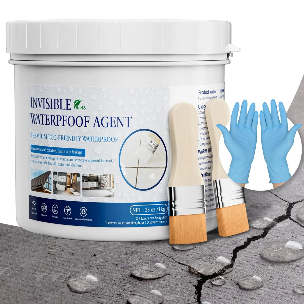 Invisible Waterproof Adhesive for Automotive Repairs