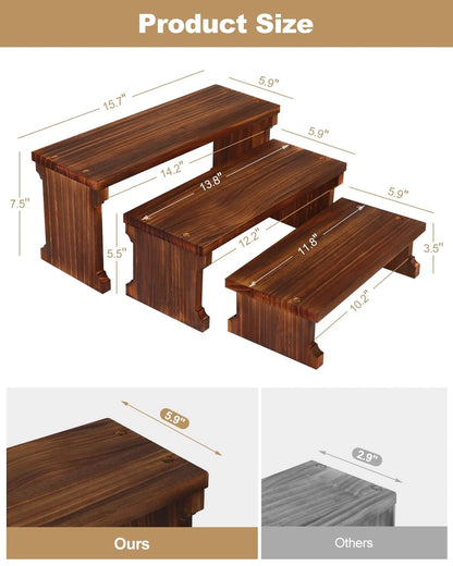 3 Tier Table Top Plant Stand for Home Decor (No Specific Years)