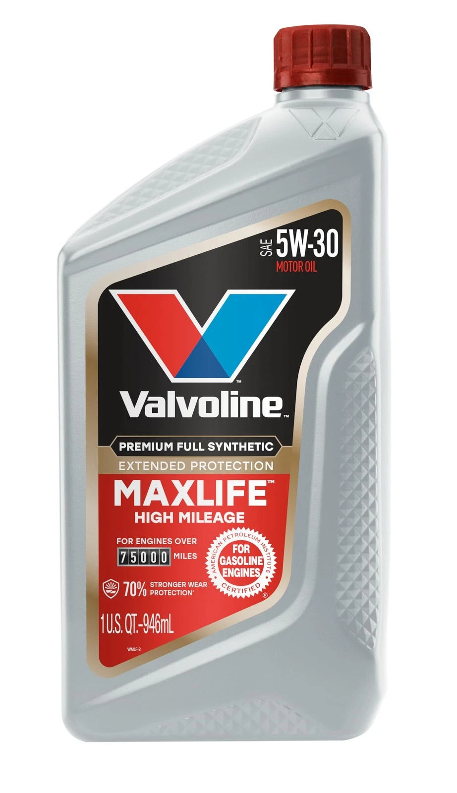 1 Quart High Mileage 5W30 Full Synthetic Motor Oil Extended Protection