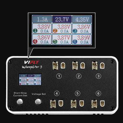 6 Ports LiPo Battery Storage Charger for WhoopStor V3