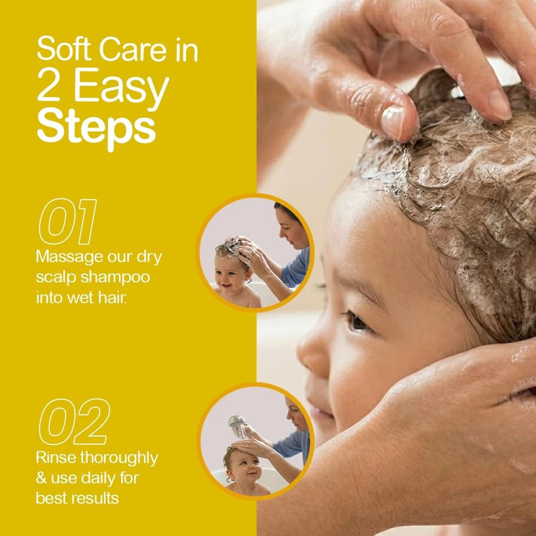 2X Bee Gone Cradle Cap Shampoo 8oz for Baby (Natural & Organic)