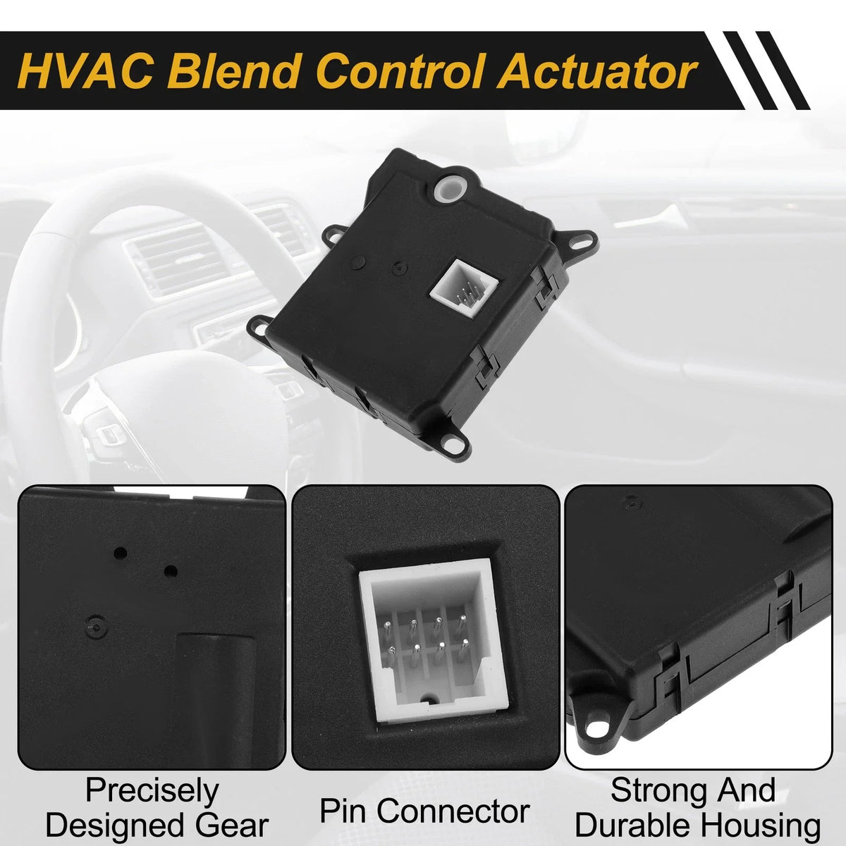 HVAC Heater Blend Door Actuator for Ford Explorer (1991–2001) No.F7DZ19E616BA
