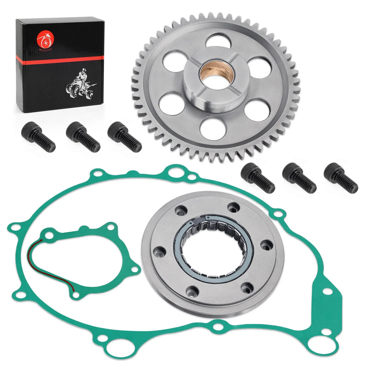 Starter Clutch Gear One Way Bearing Gasket for Yamaha YFM660R Raptor (2004–2005)