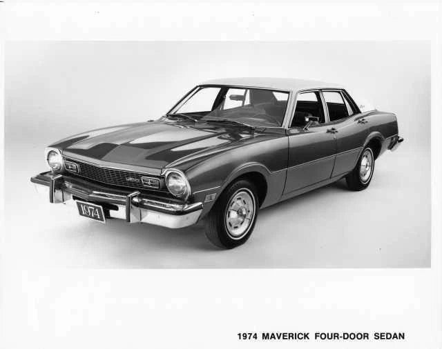 Press Photo for Ford Maverick 4-Door Sedan (1974)