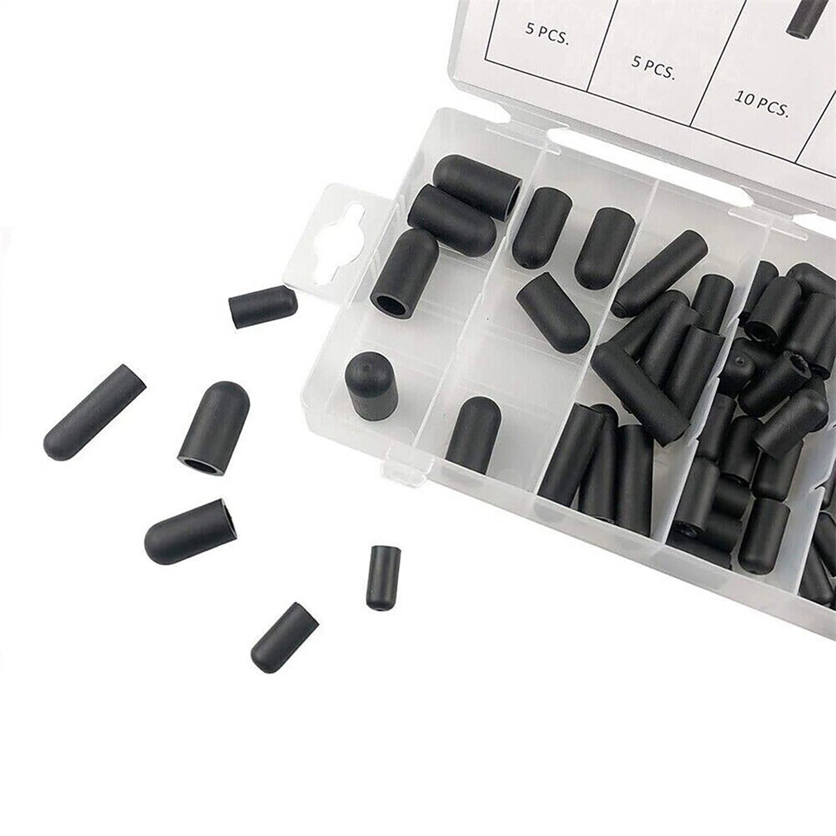 80pcs Silicone Hose Cap Assortment Kit for Manifold