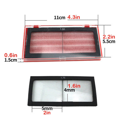 2PC Welding Magnifier Lens for Helmet Glass