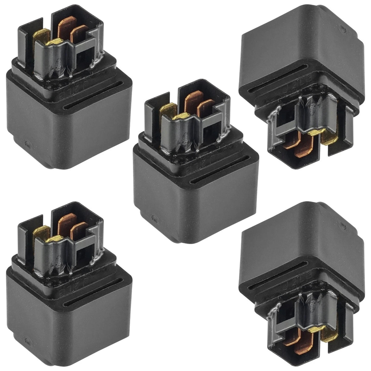 Set of 5 Starter Solenoid Relays for Arctic Cat 90 Y-12 (2002–2004) RE1485, 3301154