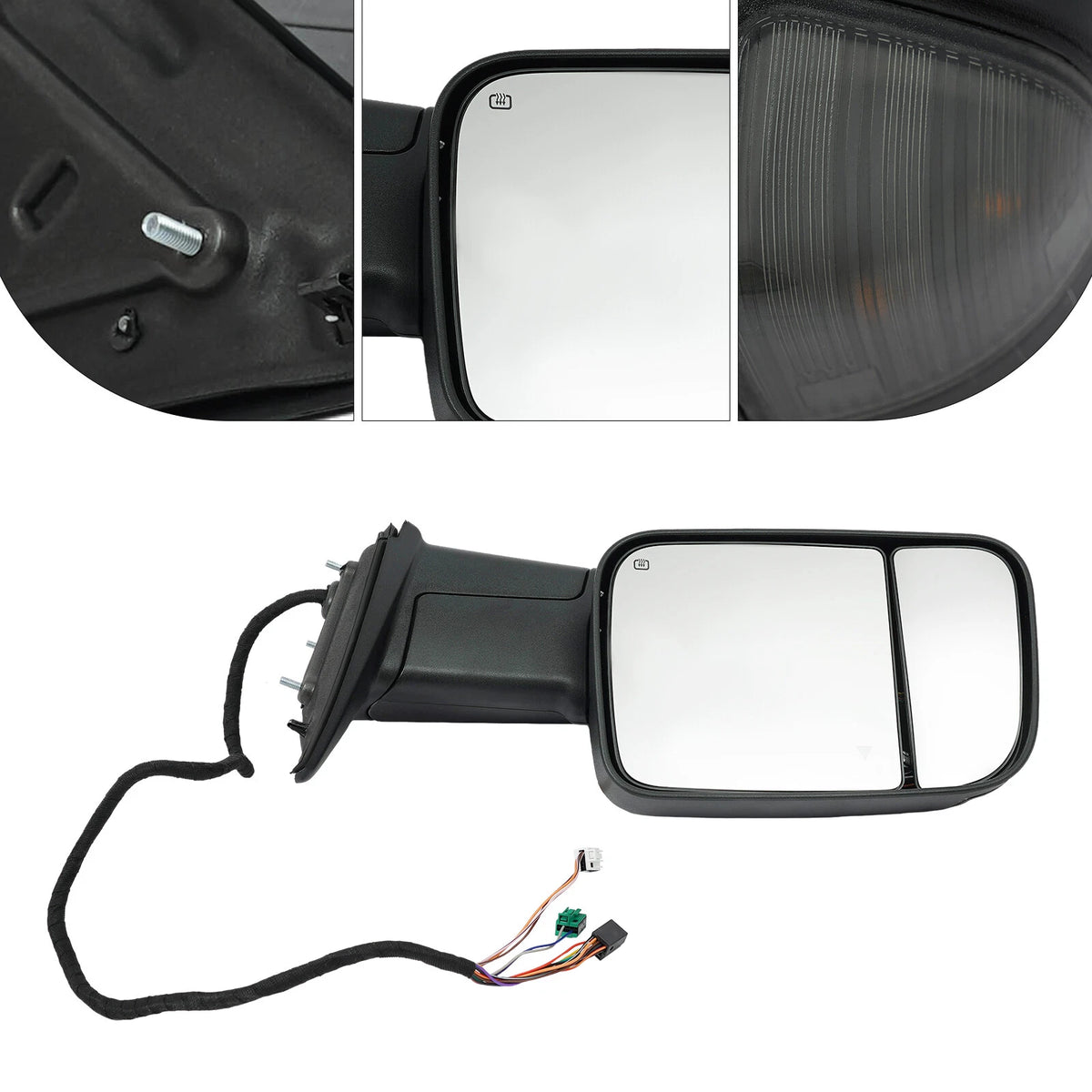 LH Left Towing Mirror for Ram 2500 3500 (2019–2021)
