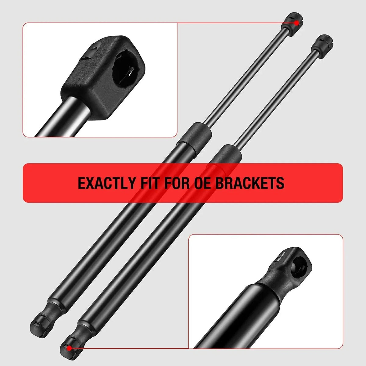 Set of 2 Rear Hatch Struts for Nissan Xterra (2005–2015)