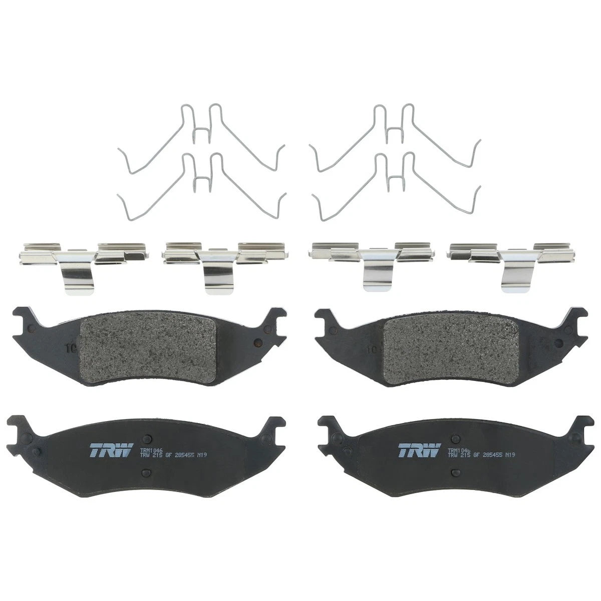 2X Brake Pad Set for Ford E-150 Club Wagon (2004–2006) TRM1046