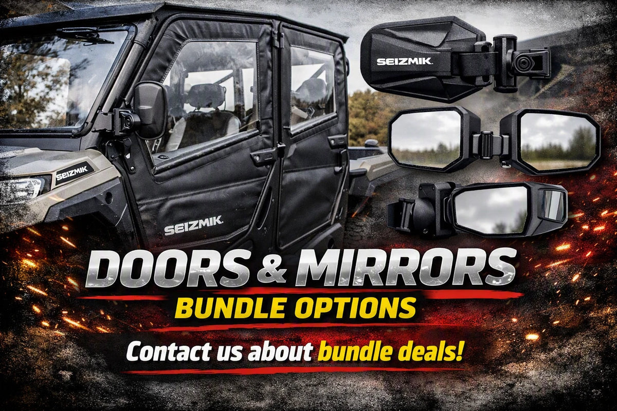 Set of 2 Framed Door Kits for Can Am Defender HD9, HD10, MAX, PRO (2016–2023) 06027