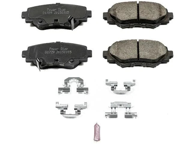 Set of 4 Rear Brake Pads for Mazda 3 (2014–2016) PC567DY