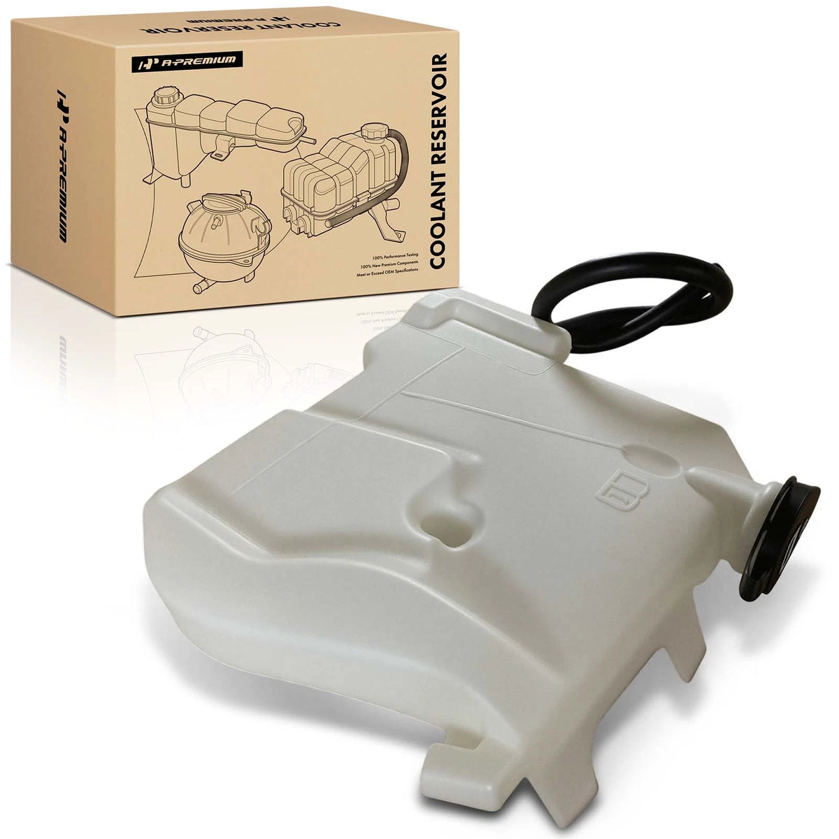 Coolant Reservoir Expansion Tank with Cap for Chevrolet Impala (2014–2020) - 15913154, 25924048, GM3014107