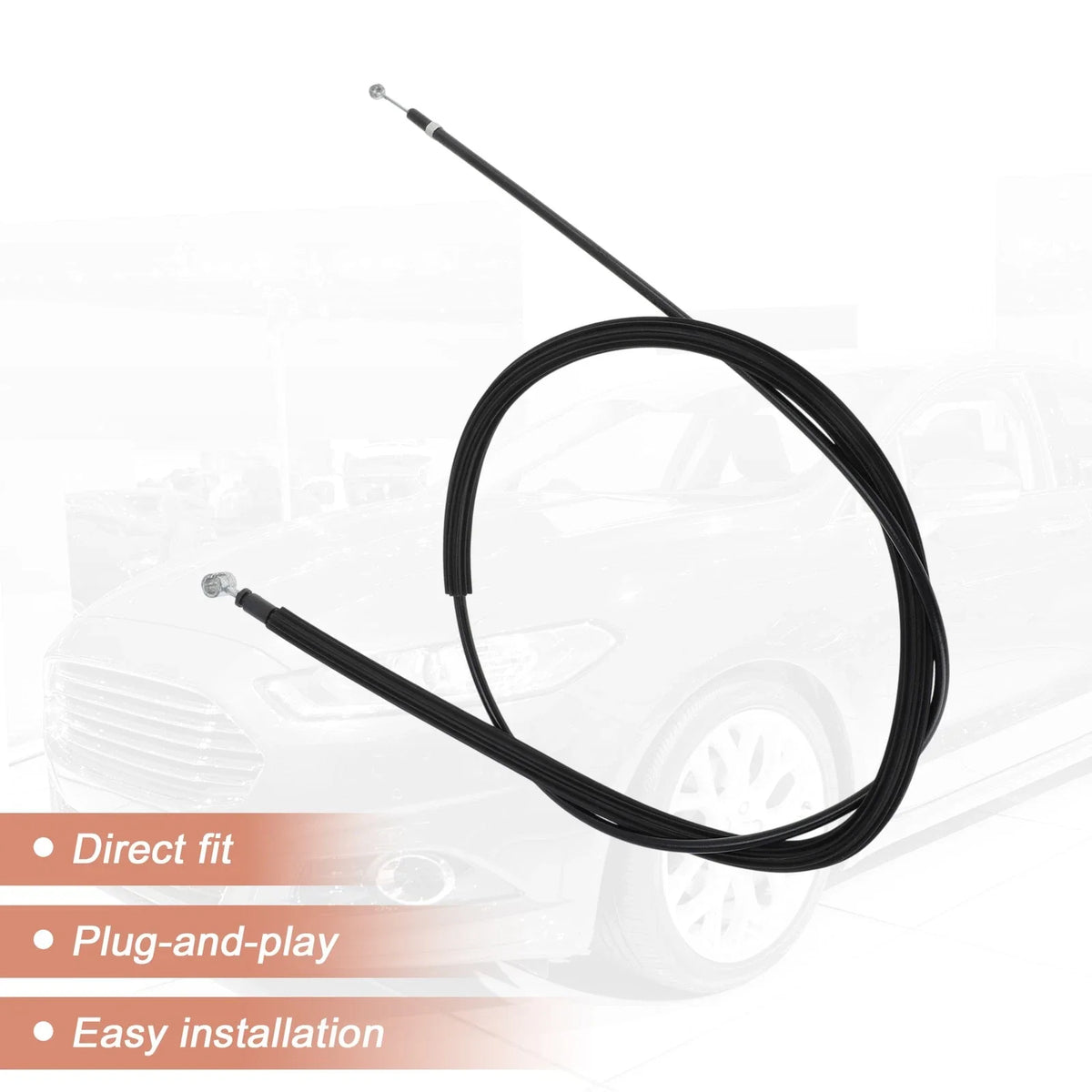 Front Hood Release Cable for Volkswagen Tiguan (2008–2018) 5N0823535/5N0823411