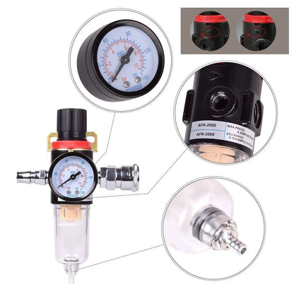 1/4" BSP Air Compressor Moisture Filter Trap Oil Water Separator