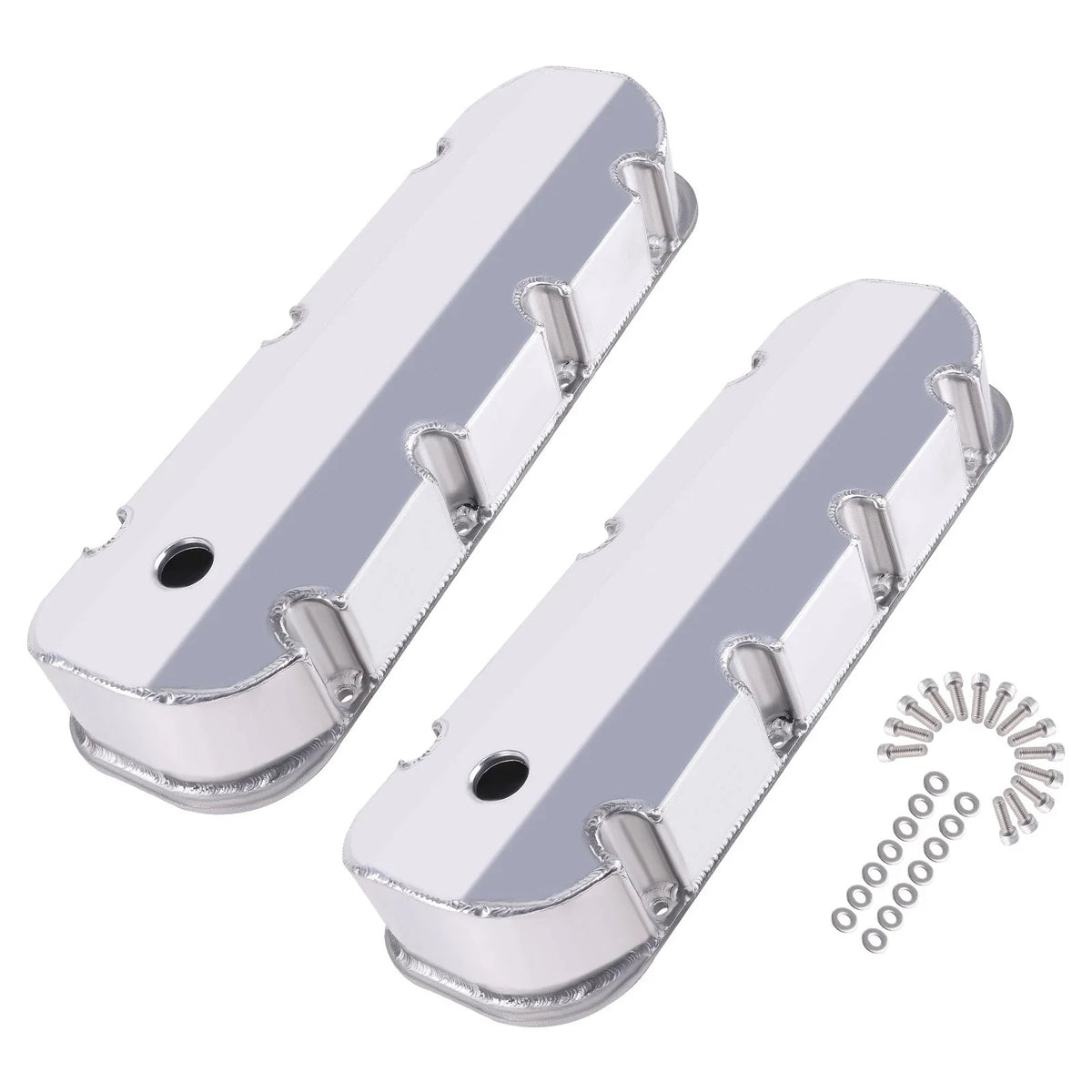 Tall Aluminum Valve Covers for Big Block Chevy 396 (1965–1976)