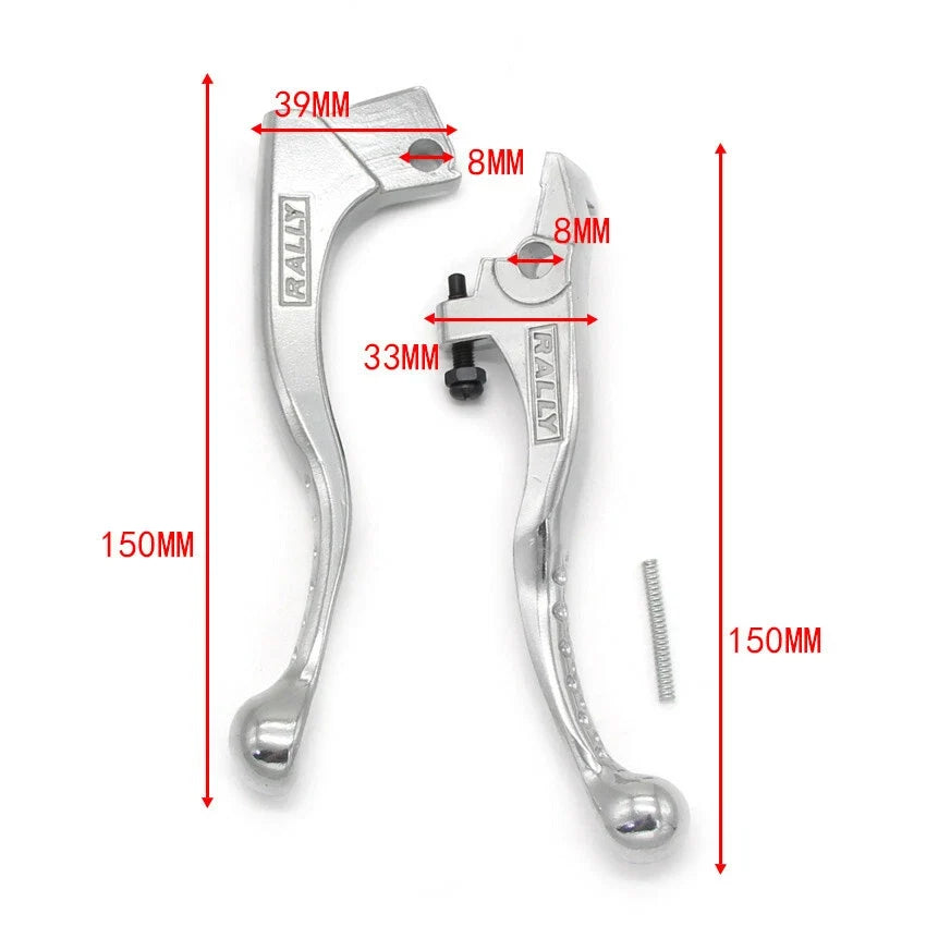 Brake Clutch Levers for Suzuki DF200 (1996–1999) DR200 (1995–2008) DR125 (1994–2002) DF125 (1999–2000)