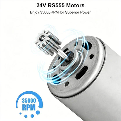 24V RS555 DC Motor Kit for Belt Conveyors Cutting Machines (2010–2023)