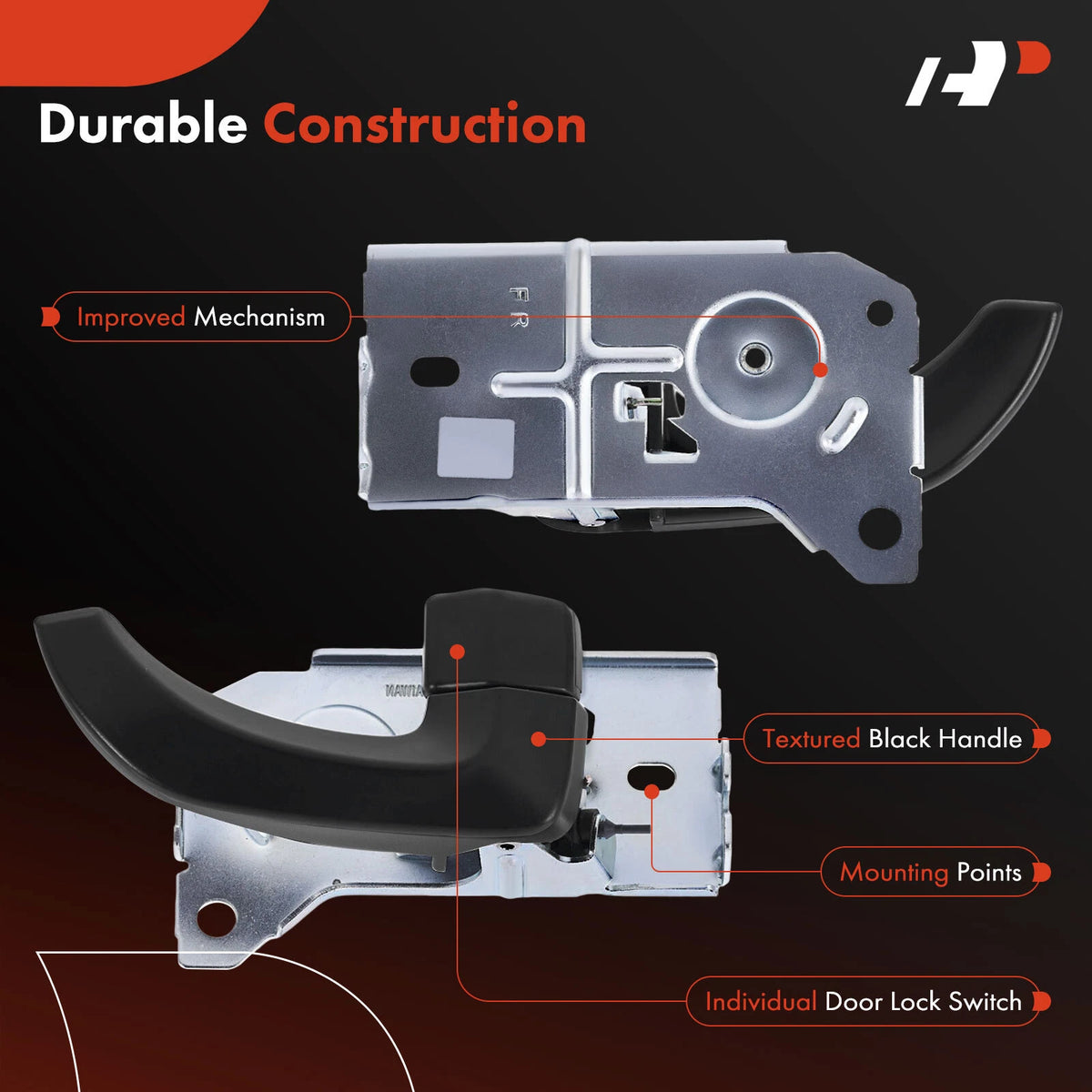 Front Right Door Handle for Kia Sorento (2003–2009) 82620-3E000WK, 826203E000WK, 83563