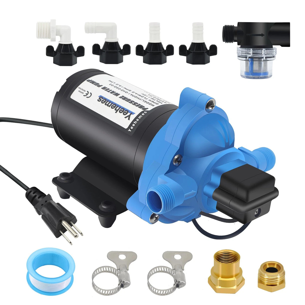On Demand Pump T33 for Water Transfer 110V (4 GPM, 45 Psi)