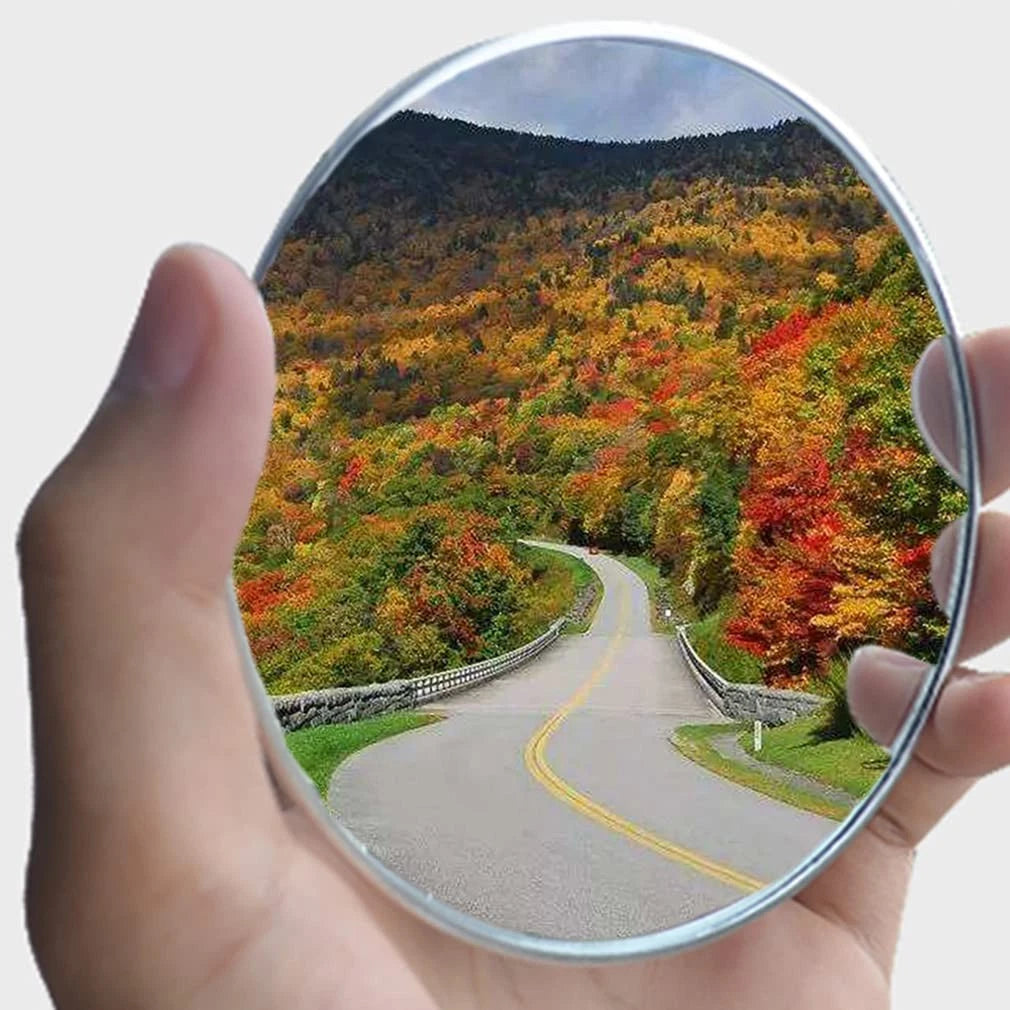 2X Large Stick-on Convex Blind Spot Mirror for Universal Fit (3-3/4")