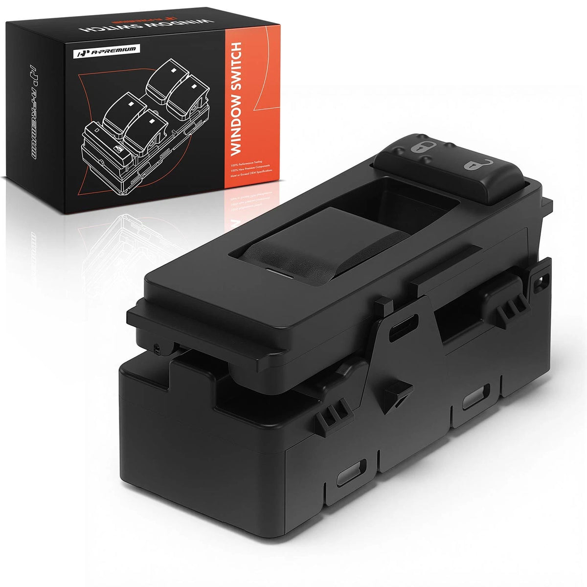 Front Right Power Window Switch for Jeep Compass, Chrysler 200 (2011–2017) - 4602785AA, 4602785AB, 4602785AC, 4602785AD, DWS1380