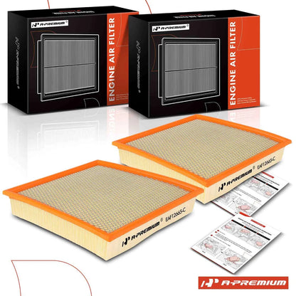 2X Engine Air Filter for Ford F-250 F-350 F-450 Super Duty (2020–2023)