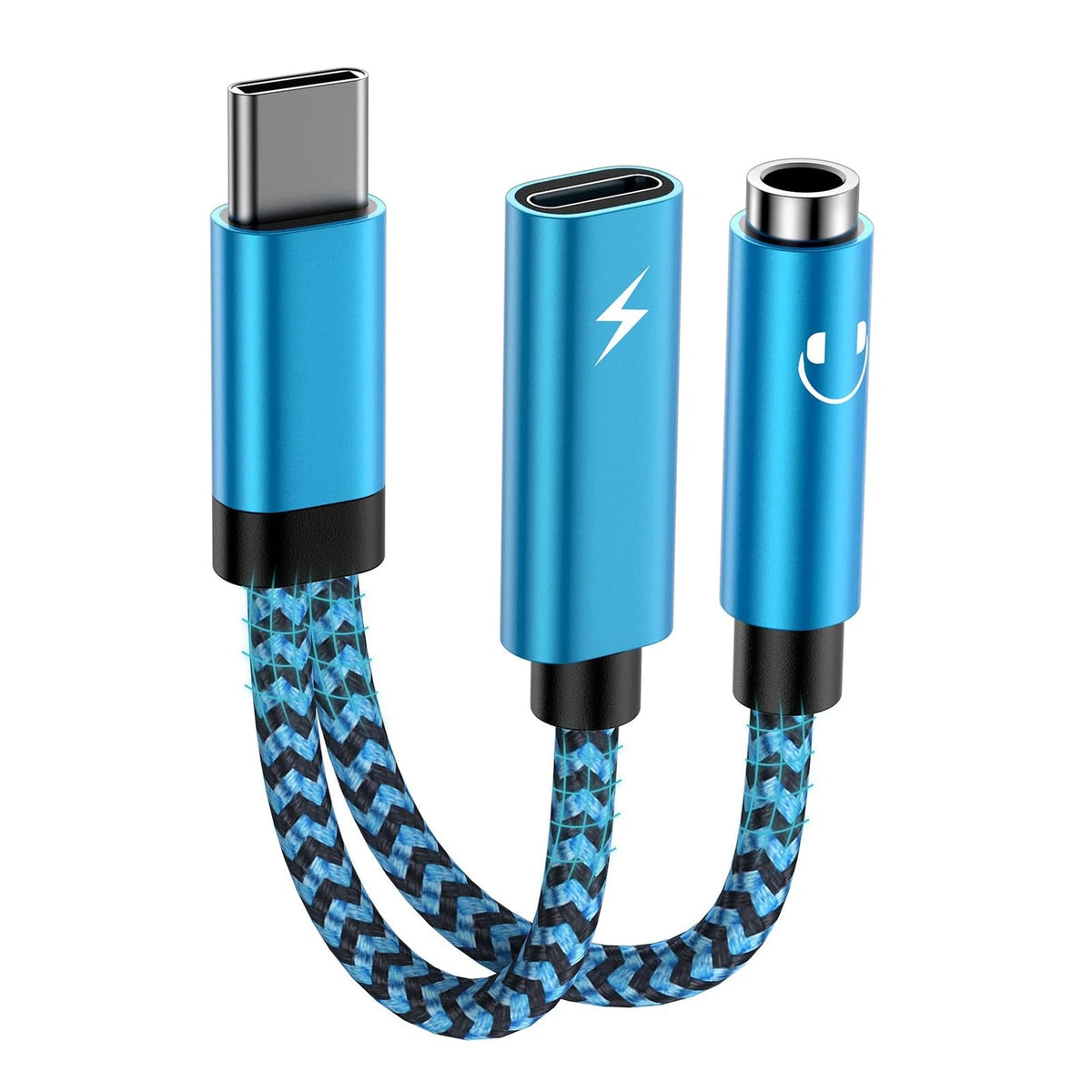 2X USB C Headphone and Charger Adapter for Samsung (2019–2023)