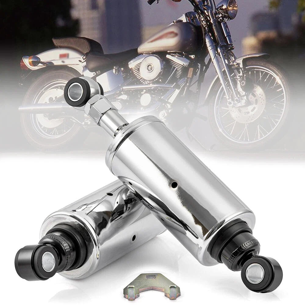 Pair Rear Shocks for Harley Softail Classic FLSTC/Custom FXSTC/Springer FXSTS (1999–2017)