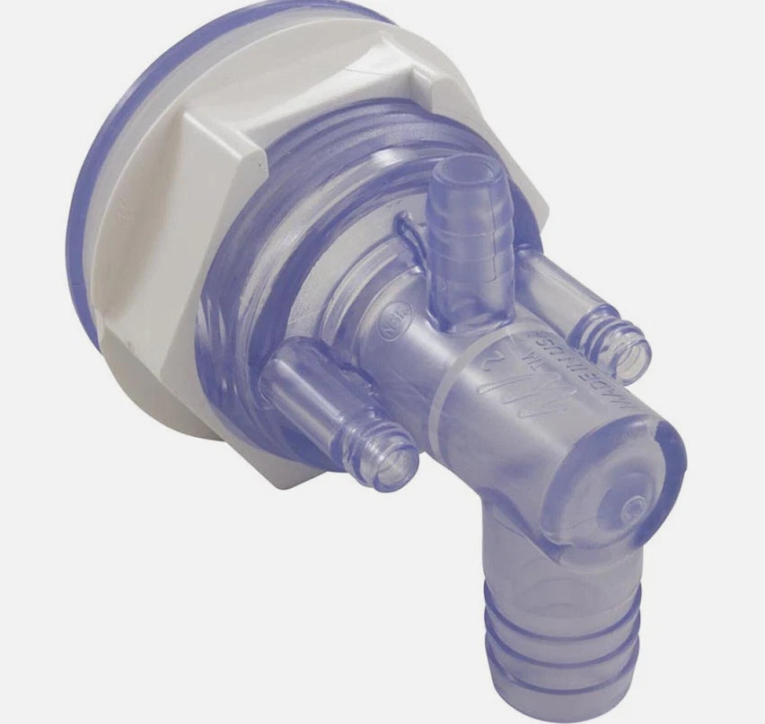 Waterway Mini Storm Jet Body for 3/8" Barb Air & 3/4" Barb Water