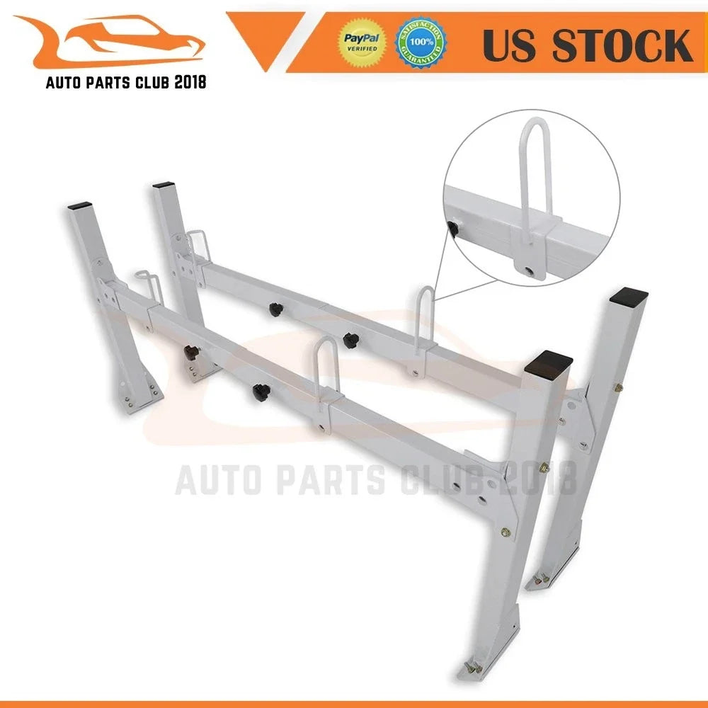 Set of 2 Steel Ladder Roof Racks for Chevy Express GMC Van