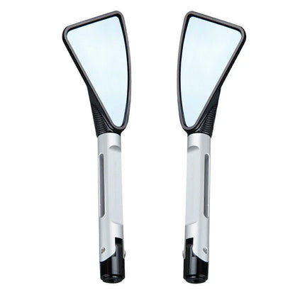 CNC Rear View Side Mirrors for Yamaha R6 (1999–2003) & R1 (2000–2001) Silver