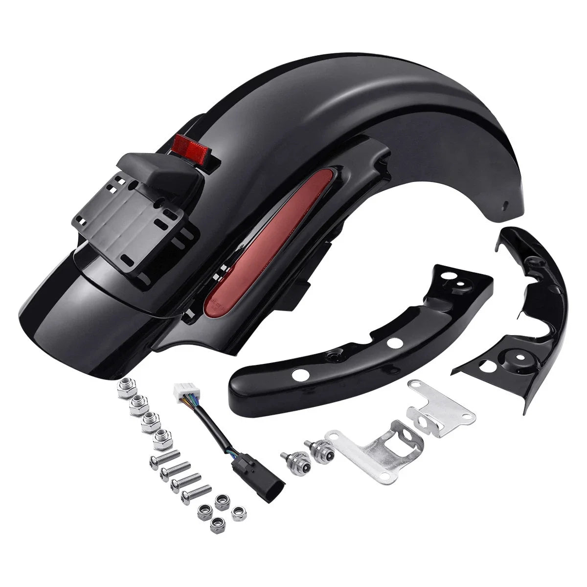 5" Stretched Hard Saddlebags with LED for Harley Touring (2009–2013)