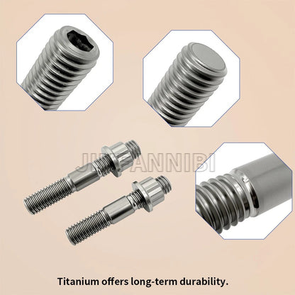 Titanium Sprocket Hub Studs Kit for Yamaha Warrior 350 Banshee 350 Blaster 200 (90116-08507-00, 90170-08258-00)