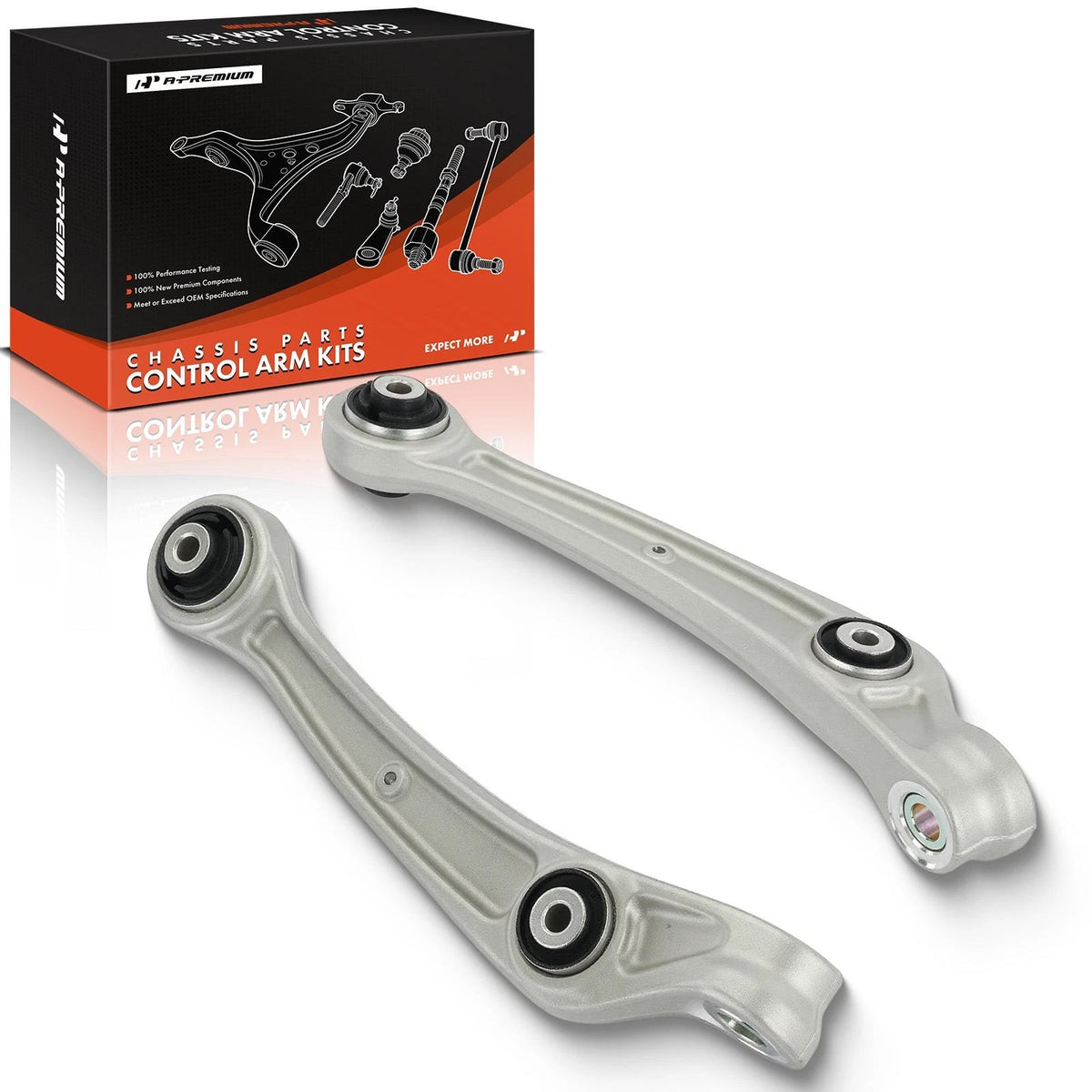 2X Front Lower Control Arm for Audi A4 A6 Quattro Q5 (GS701146, GS701147)