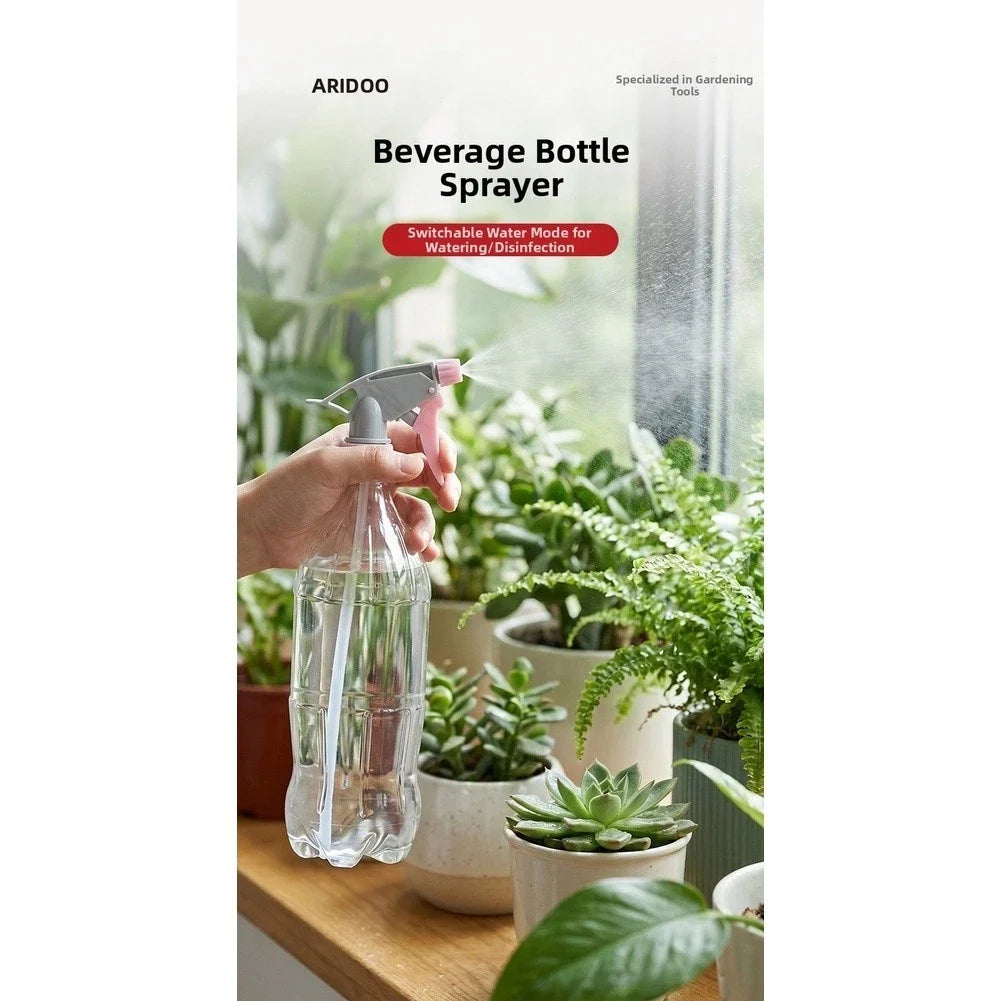 Spray Nozzle for Beverage Bottles (Gardening Watering Cleaning Tool)