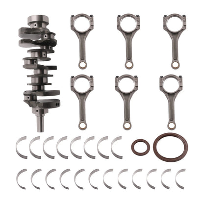 Engine Rebuild Crankshaft Rods & Bearing Kit for Hyundai Santa Fe (2001–2006) 7ODE0K