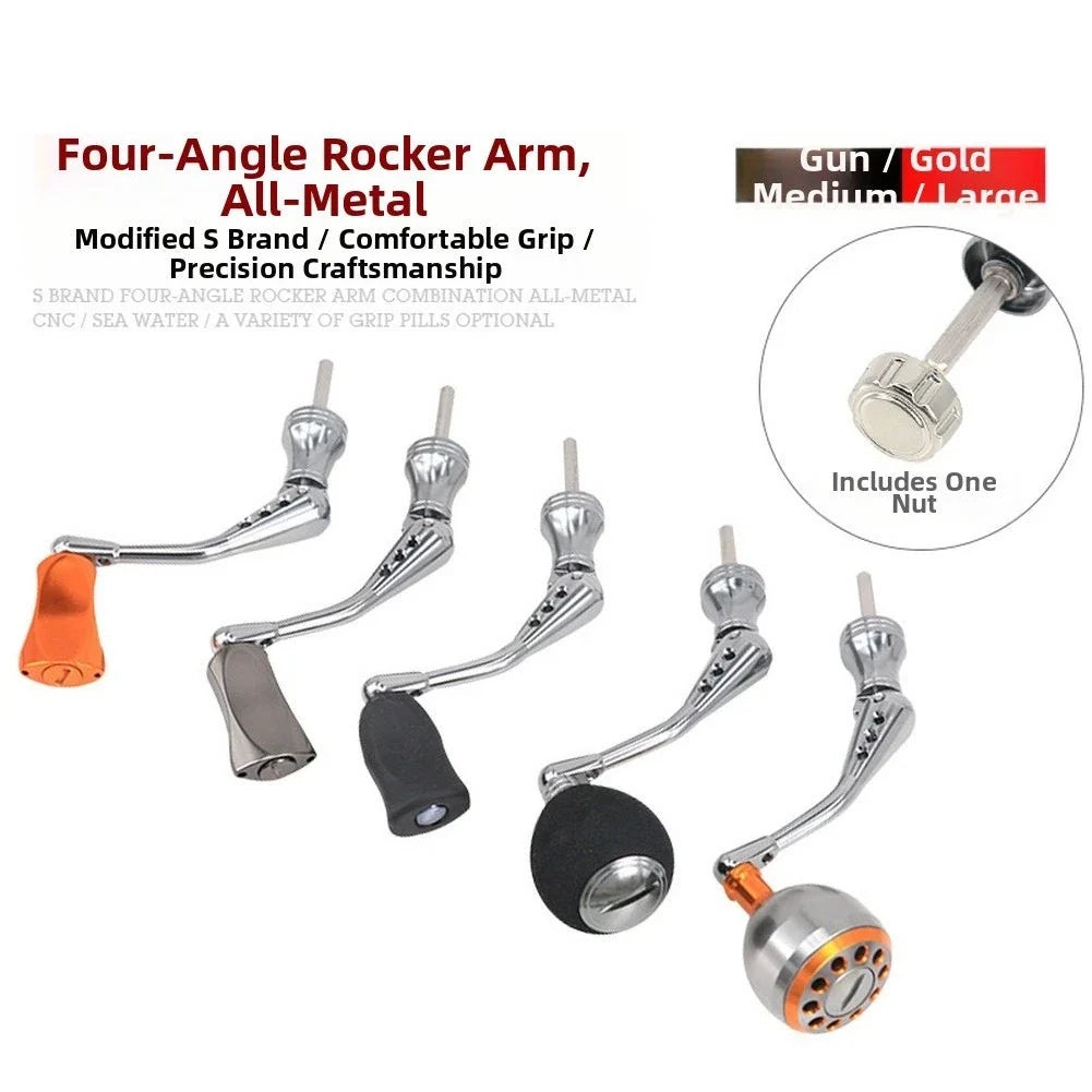 Fishing Reel Handle Arm for S Brand Reels (64.5mm, 38.7G to 54.9G)
