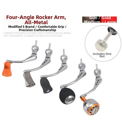 Fishing Reel Handle Arm for S Brand Reels (64.5mm, 38.7G to 54.9G)