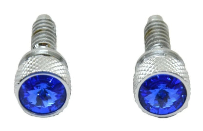 Pair of Dash Panel Screws for Peterbilt 2001–2005 (67091) Blue Jewel Chrome
