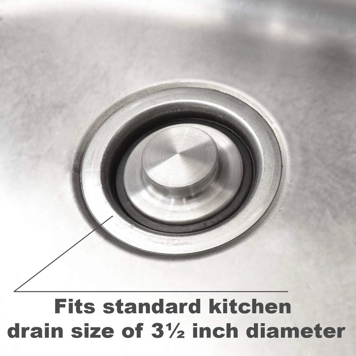 3 3/8 Inch Stainless Steel Kitchen Sink Stopper