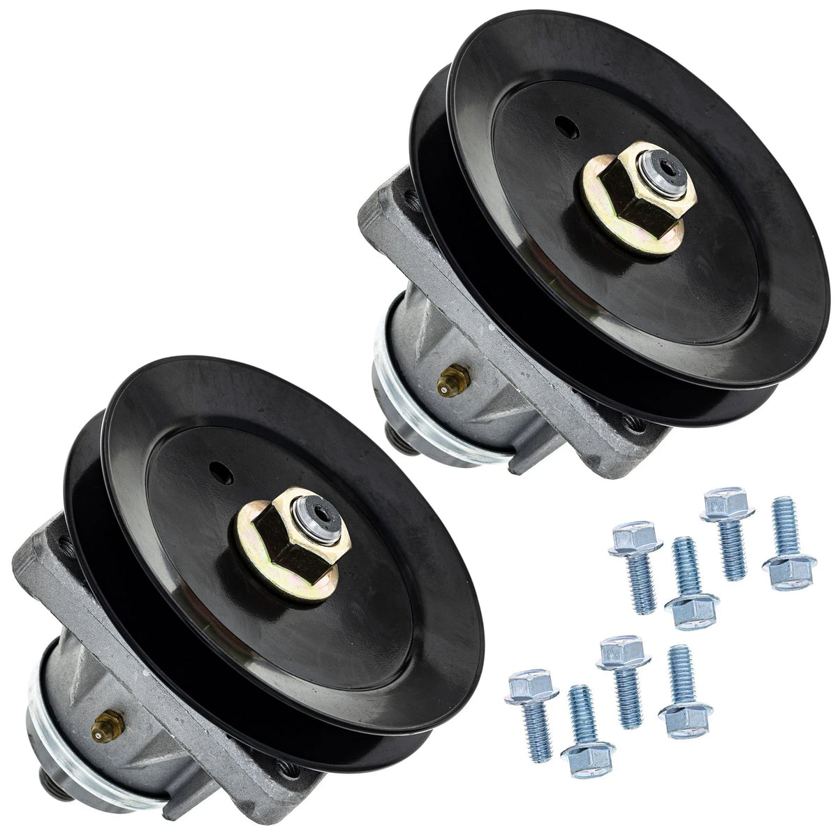 Set of 2 Deck Spindles for Toro LX465 MTD LT4600H (618-0240, 918-0430)