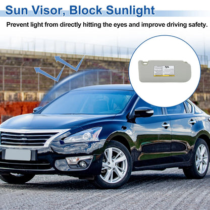 Left Side Sun Visor for Nissan Altima (2019–2025) Replaces 964016CA3C Grey