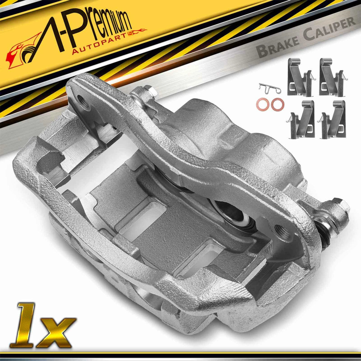 Front Left Disc Brake Caliper with Bracket for Chevy Tiltmaster (8973659080, 18-B8073)