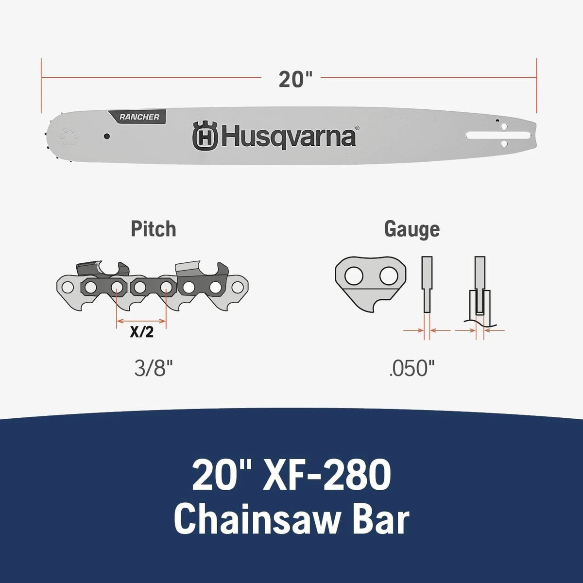 20 Inch Chainsaw Bar for Homeowners & Outdoor Enthusiasts