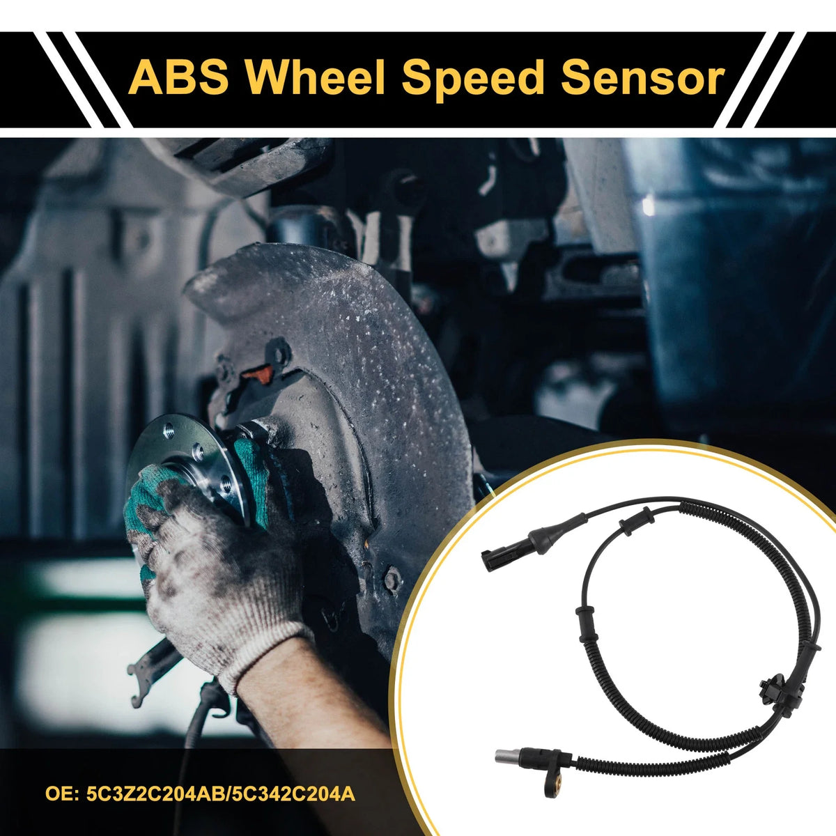 ABS Wheel Speed Sensor No. 5C3Z2C204AB for Ford F-250 F-350 (2005–2007)