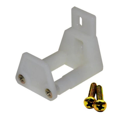 10-PK Pocket Door Guide PDH-G12-WHT for 1-1/8" to 1-3/4" Door