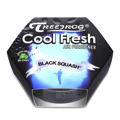Air Freshener for Car Office Bathroom - Treefrog Black Squash Scent 60g